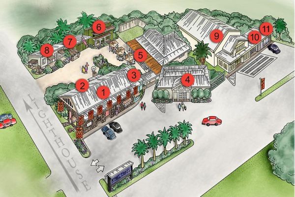 Kong Lung Historic Market Center directory map