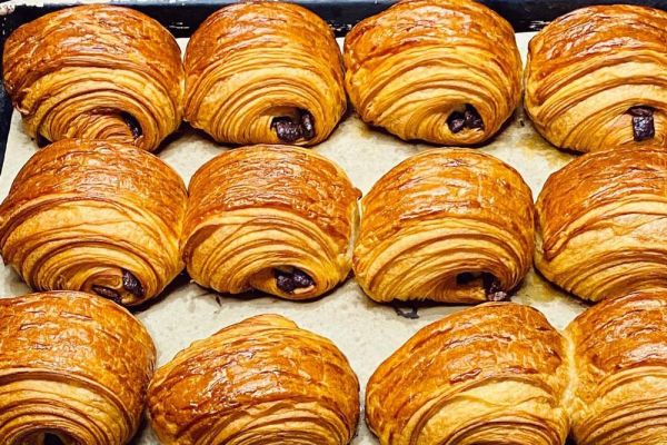 Pain au Chocolat (chocolate croissants) at Midnight Bear Bread