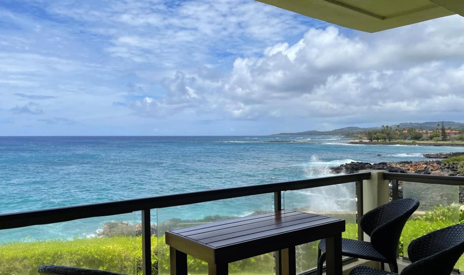 Kauai Poipu Shores 205A oceanfront condominium vacation rental