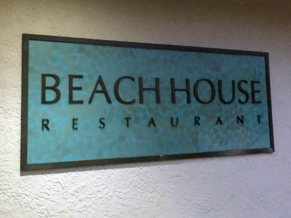 Beach House Restaurant Poipu sign