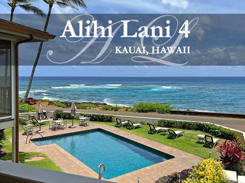 Alihi Lani 4 Poipu Kauai Hawaii ocean view vacation rental