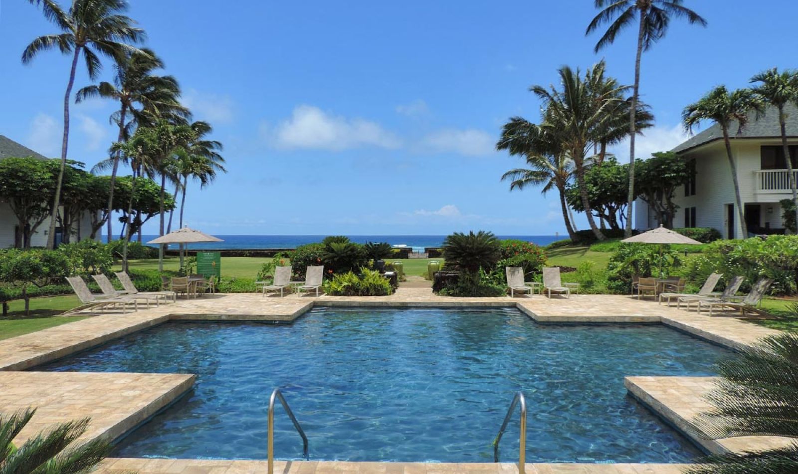 Poipu Kapili Resort Pool with Ocean View