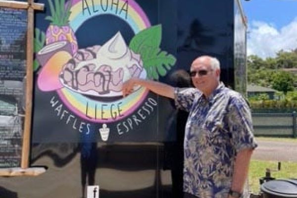 Aloha Liege Waffles and Espresso food truck is a fan favorite