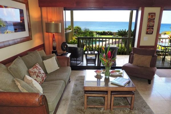 Alihi Lani 1 luxury ocean front vacation rental in Poipu Beach, Kauai